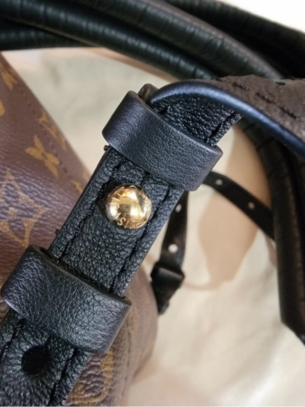 Louis Vuitton Palm Springs PM Backpack Monogram Canvas Brown Timeless Gift - Picture 13 of 15